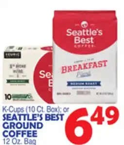 Bravo Supermarkets SEATTLE'S BEST GROUND COFFEE offer