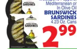 Bravo Supermarkets BRUNSWICK SARDINES offer