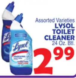 Bravo Supermarkets LYSOL TOILET CLEANER offer