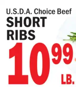 Bravo Supermarkets SHORT RIBS offer
