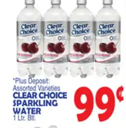 Bravo Supermarkets CLEAR CHOICE SPARKLING WATER offer
