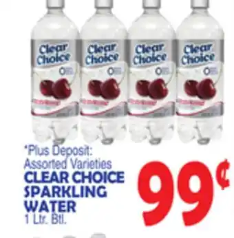 Bravo Supermarkets CLEAR CHOICE SPARKLING WATER offer