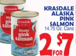 Bravo Supermarkets KRASDALE ALASKA PINK SALMON offer