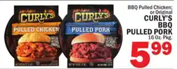 Bravo Supermarkets CURLY'S BBQ PULLED PORK offer