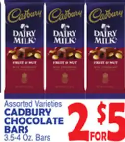 Bravo Supermarkets CADBURY CHOCOLATE BARS offer