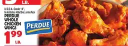 Bravo Supermarkets PERDUE WHOLE CHICKEN WINGS offer