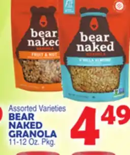 Bravo Supermarkets BEAR NAKED GRANOLA offer