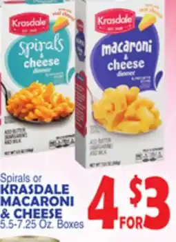 Bravo Supermarkets KRASDALE MACARONI & CHEESE offer