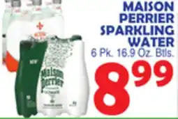 Bravo Supermarkets MAISON PERRIER SPARKLING WATER offer