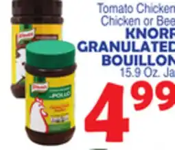 Bravo Supermarkets KNORR GRANULATED BOUILLON offer