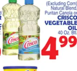 Bravo Supermarkets CRISCO VEGETABLE OIL offer