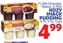 Bravo Supermarkets KOZY SHACK PUDDING offer