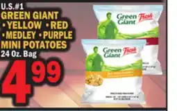 Bravo Supermarkets GREEN GIANT YELLOW, RED, MEDLEY, PURPLE MINI POTATOES offer