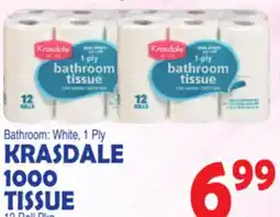 Bravo Supermarkets KRASDALE 1000 TISSUE offer