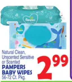 Bravo Supermarkets PAMPERS BABY WIPES offer