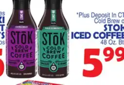 Bravo Supermarkets STOK ICED COFFEE offer
