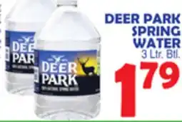Bravo Supermarkets DEER PARK SPRING WATER offer