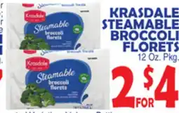 Bravo Supermarkets KRASDALE STEAMABLE BROCCOLI FLORETS offer