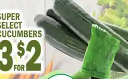 Bravo Supermarkets SUPER SELECT CUCUMBERS offer