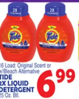 Bravo Supermarkets TIDE 2X LIQUID DETERGENT offer