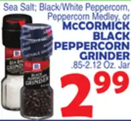 Bravo Supermarkets MCCORMICK BLACK PEPPERCORN GRINDER offer