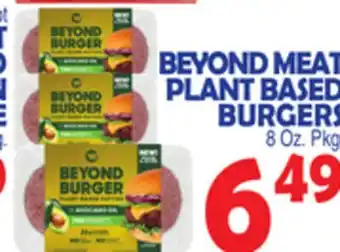Bravo Supermarkets BEYOND MEAT PLANT BASED BURGERS offer