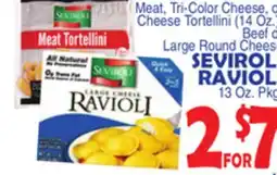 Bravo Supermarkets SEVIROLI RAVIOLI 13 Oz. Pkg offer