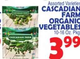Bravo Supermarkets CASCADIAN FARM ORGANIC VEGETABLES offer