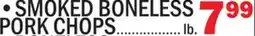 Bravo Supermarkets SMOKED BONELESS PORK CHOPS offer