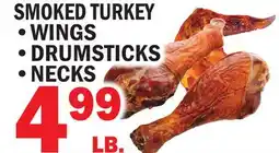 Bravo Supermarkets SMOKED TURKEY, WINGS, DRUMSTICKS NECKS offer