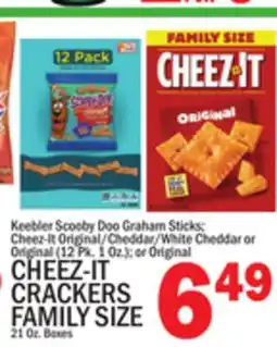 C Town CHEEZ-IT CRACKERS FAMILY SIZE 21 Oz. Boxes offer