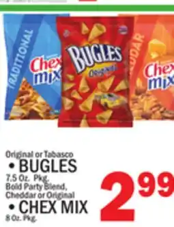 C Town •BUGLES •CHEX MIX offer
