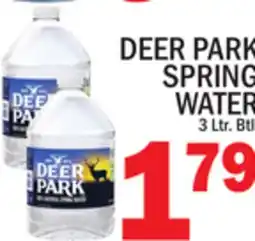 C Town DEER PARK SPRING WATER offer