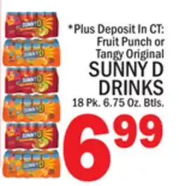 C Town SUNNY D DRINKS offer