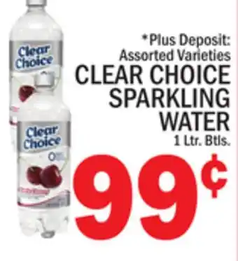 C Town CLEAR CHOICE SPARKLING WATER offer