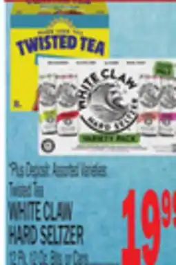 C Town WHITE CLAW HARD SELTZER offer