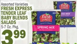 C Town FRESH EXPRESS TENDER LEAF BABY BLENDS SALADS offer