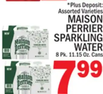C Town MAISON PERRIER SPARKLING WATER offer