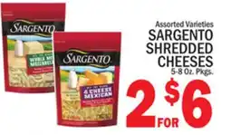 C Town SARGENTO SHREDDED CHEESES offer