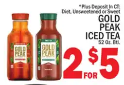 C Town GOLD PEAK ICED TEA offer