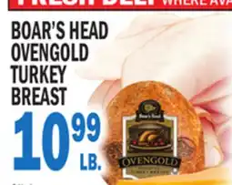 C Town BOAR'S HEAD OVENGOLD TURKEY BREAST offer