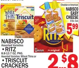 C Town NABISCO, RITZ, TRISCUIT CRACKERS offer