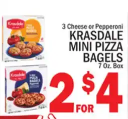 C Town KRASDALE MINI PIZZA BAGELS offer