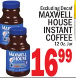 C Town MAXWELL HOUSE INSTANT COFFEE offer