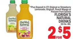 C Town FLORIDA'S NATURAL DRINKS offer