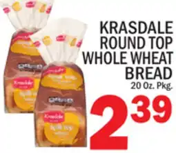 C Town KRASDALE ROUND TOP WHOLE WHEAT BREAD offer