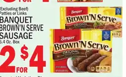 C Town BANQUET BROWN'N SERVE SAUSAGE offer