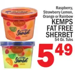C Town KEMPS FAT FREE SHERBET offer