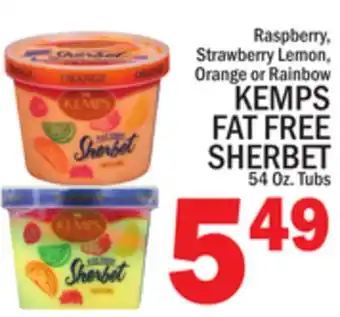 C Town KEMPS FAT FREE SHERBET offer