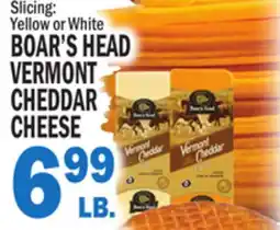 C Town BOAR'S HEAD VERMONT CHEDDAR CHEESE offer